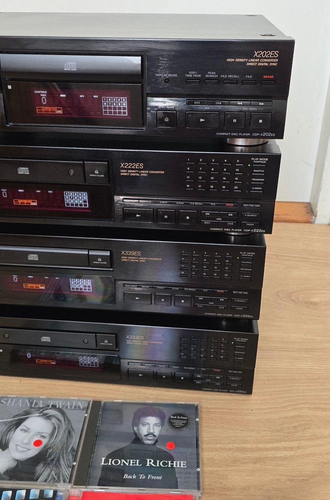 Sony ES CD-spelers (CDP-X202ES, X222ES, X339ES, X333ES), Ophalen, Gebruikt, Sony