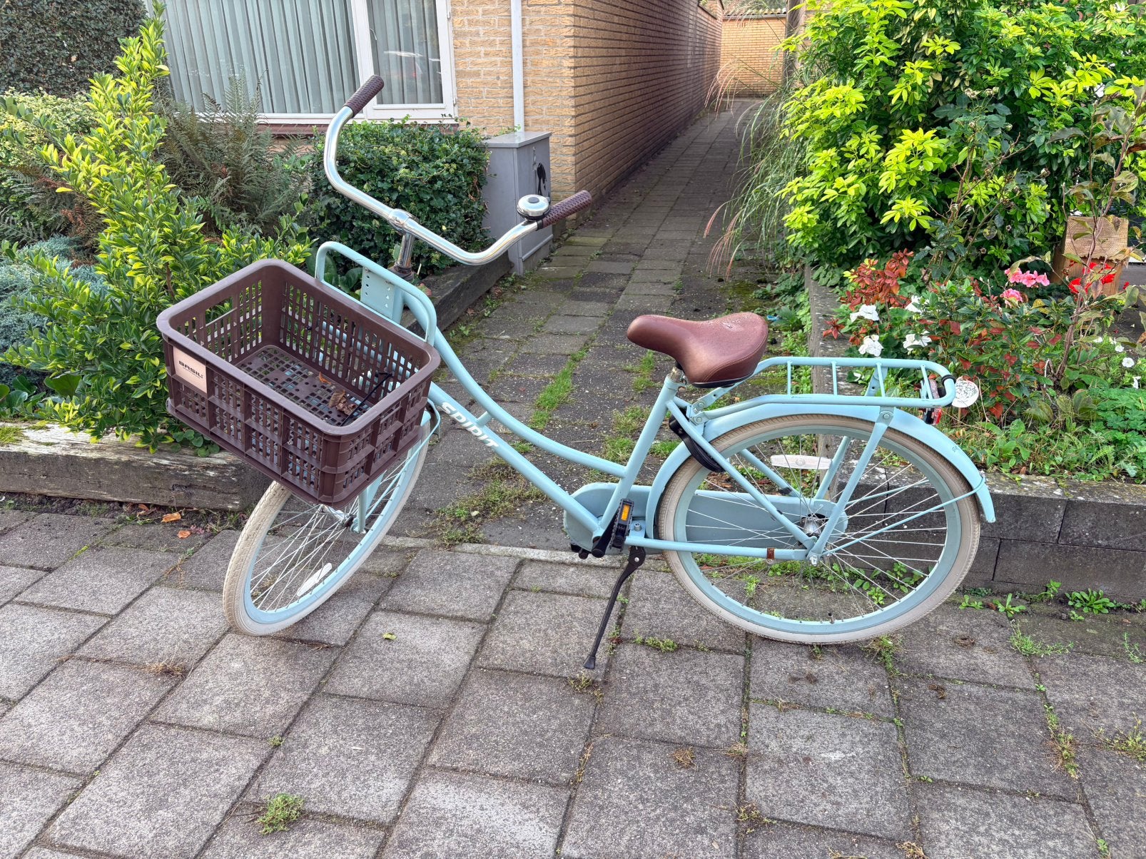 Spirit Meisjes omafiets 26 inch, Fietsen en Brommers, Ophalen, Gebruikt, Terugtraprem, 26 inch of meer
