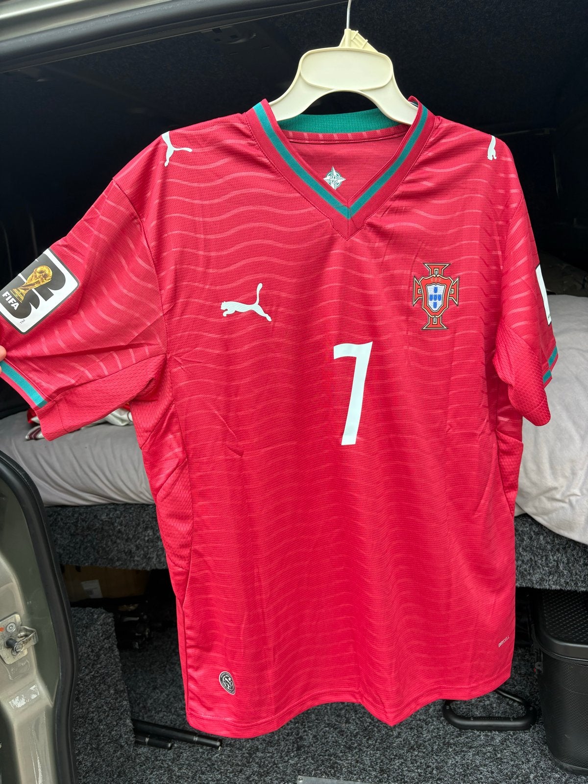 Portugal Thuisshirt Ronaldo 7 WK 2026 Maat XL, Kleding | Heren, Overige typen, Ophalen of Verzenden, Rood, Maat 56/58 (XL)