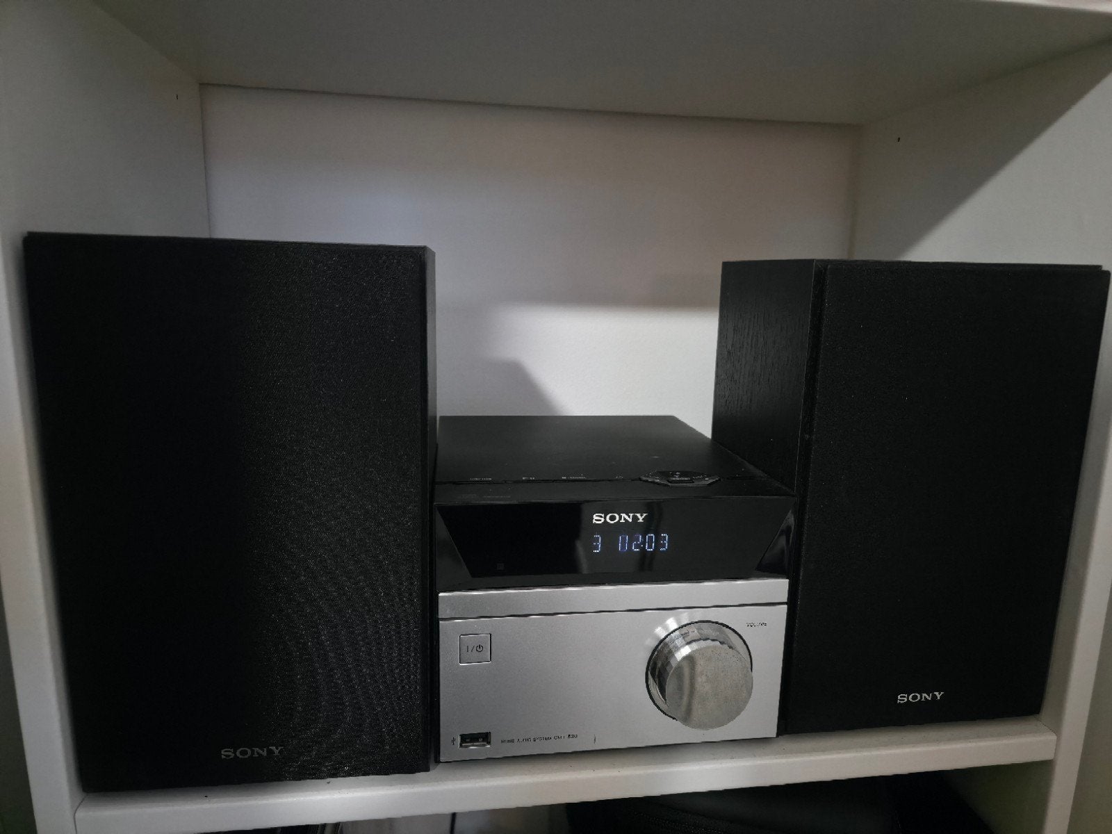 Sony CMT-S20, Ophalen of Verzenden, Zo goed als nieuw, Radio, Met cd-speler