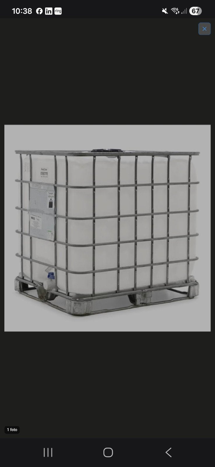 Gezocht! Lege IBC kratten!, 150 liter of meer, Ophalen of Verzenden, Gebruikt, Metaal