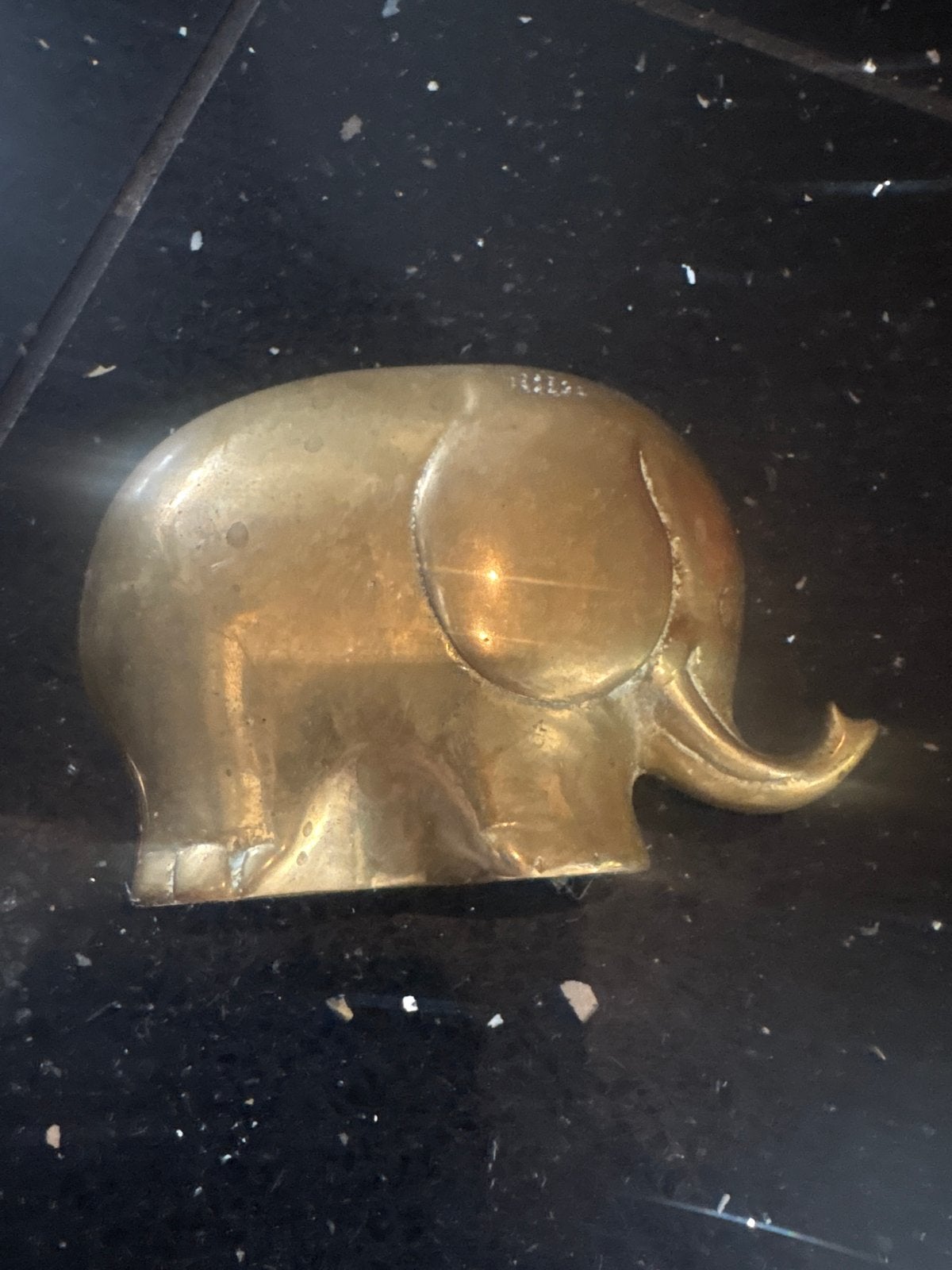 Vintage koper olifant beeldje, Antiek en Kunst, Ophalen of Verzenden, Koper