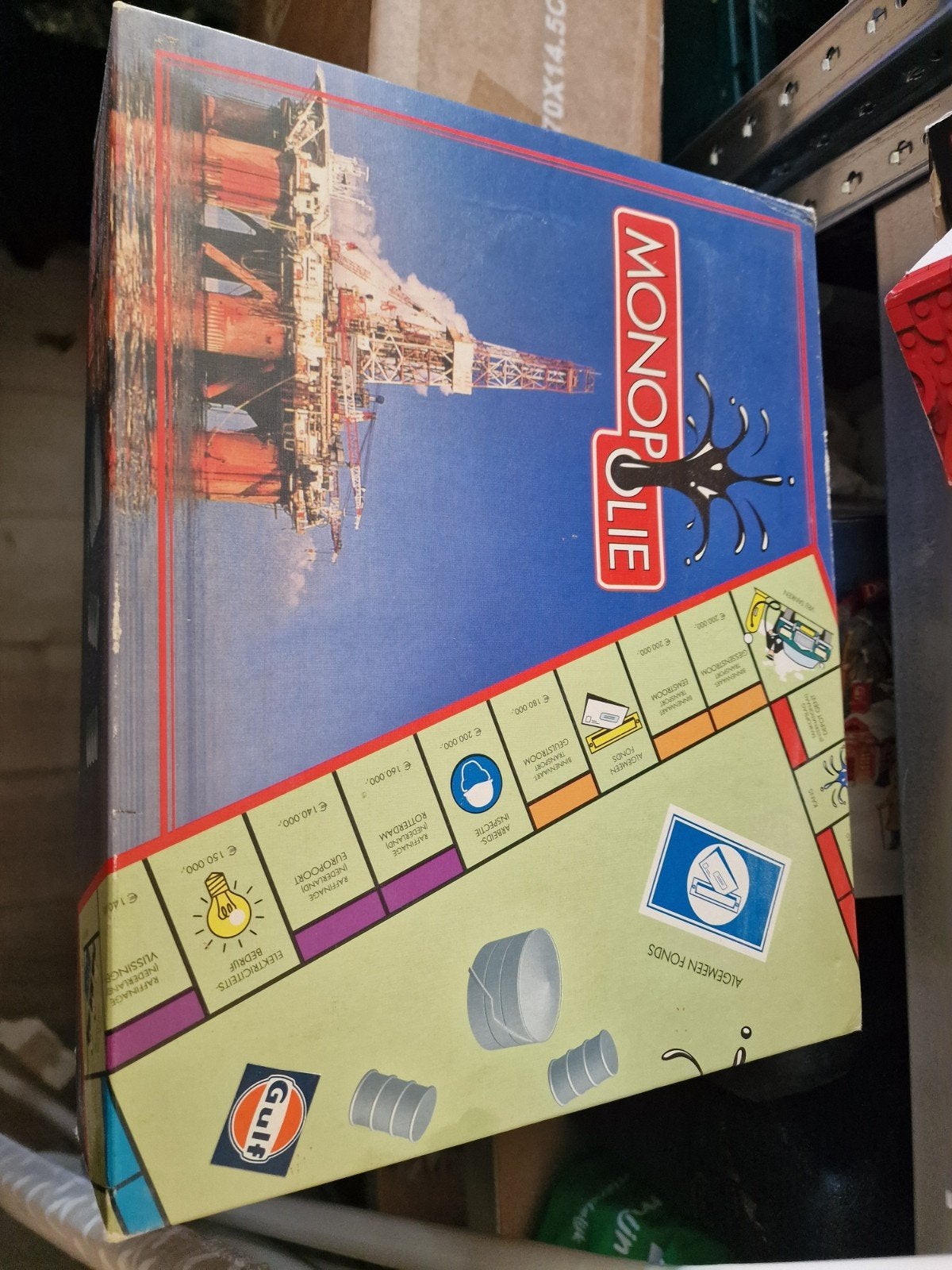 Monopoly Olie - Unieke editie van het klassieke spel, Drie of vier spelers, Ophalen of Verzenden, Gebruikt