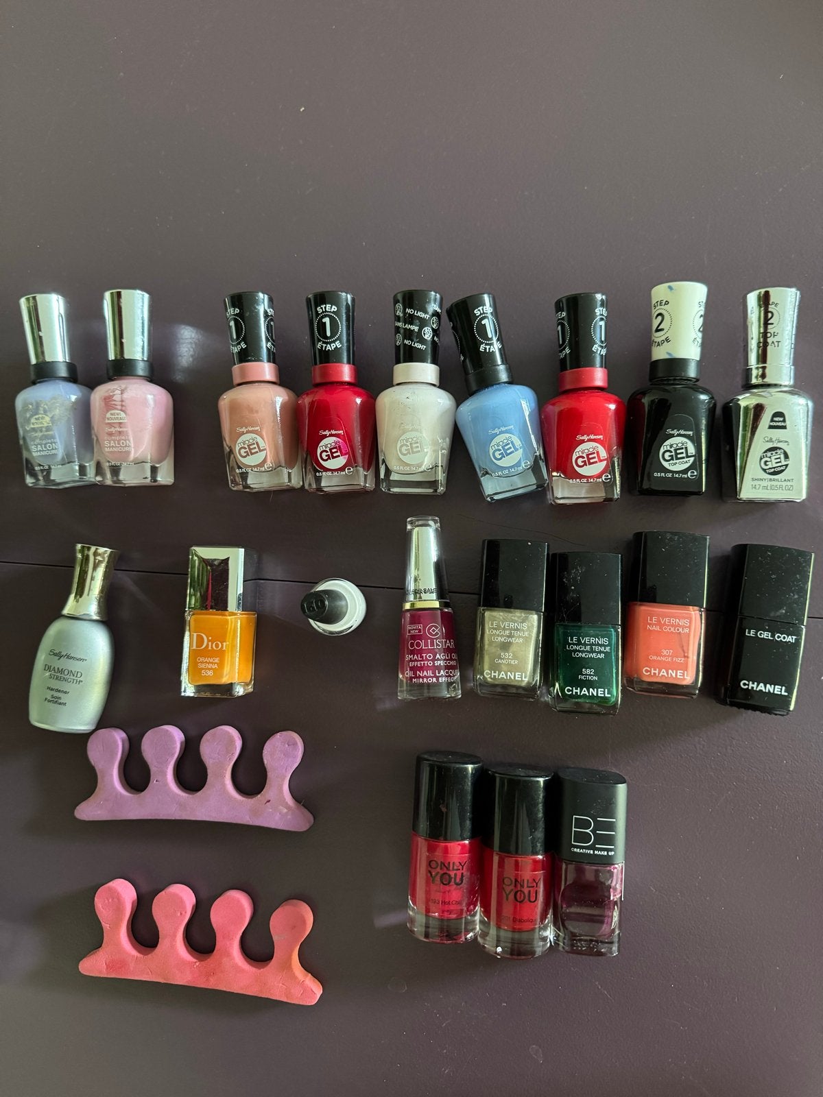 Grote collectie nagellak: Chanel, Dior, Sally Hansen, etc., Ophalen of Verzenden, Gebruikt, Overige typen