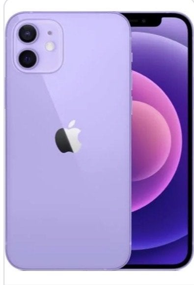 iPhone 12 Paars 100% batterij met hoesje, Paars, Ophalen of Verzenden, Zo goed als nieuw, IPhone 12