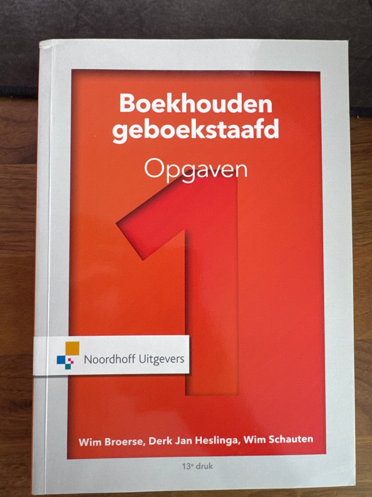 Boekhouden Geboekstaafd Opgaven 1 - 13e druk, Ophalen of Verzenden, Gamma, Gelezen, MBO