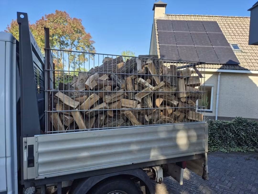 ovengedroogd eikenhout haardhout thuisbezorgd gratis, 6 m³ of meer, Ophalen of Verzenden, Eikenhout, Blokken