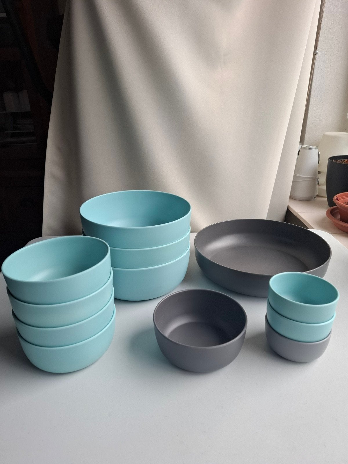 Royal VKB buiten servies van AH, Huis en Inrichting, Overige typen, Kunststof, Ophalen of Verzenden, Zo goed als nieuw