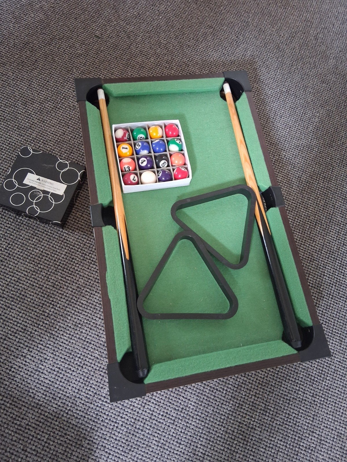 biljart spel, Ophalen, Biljarttafel