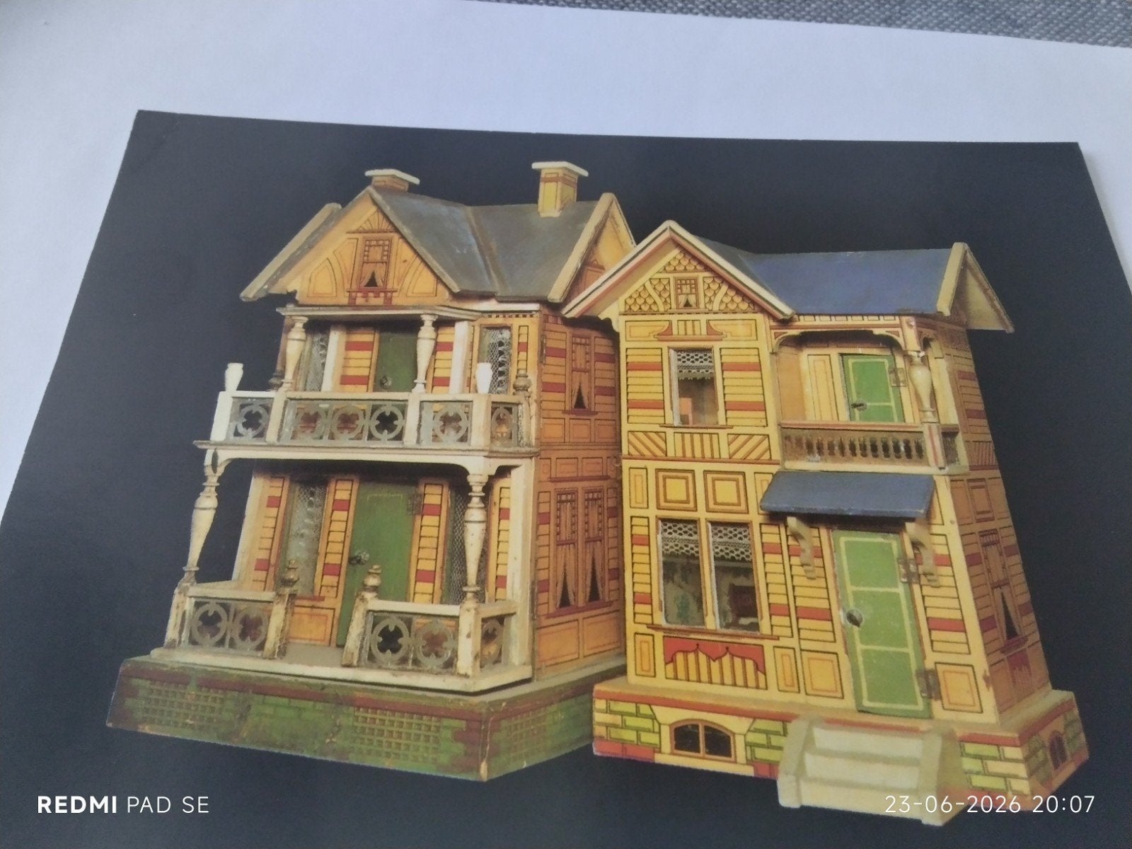 Vintage Amerikaanse Poppenhuizen Ansichtkaart, Ophalen of Verzenden, Poppenhuis