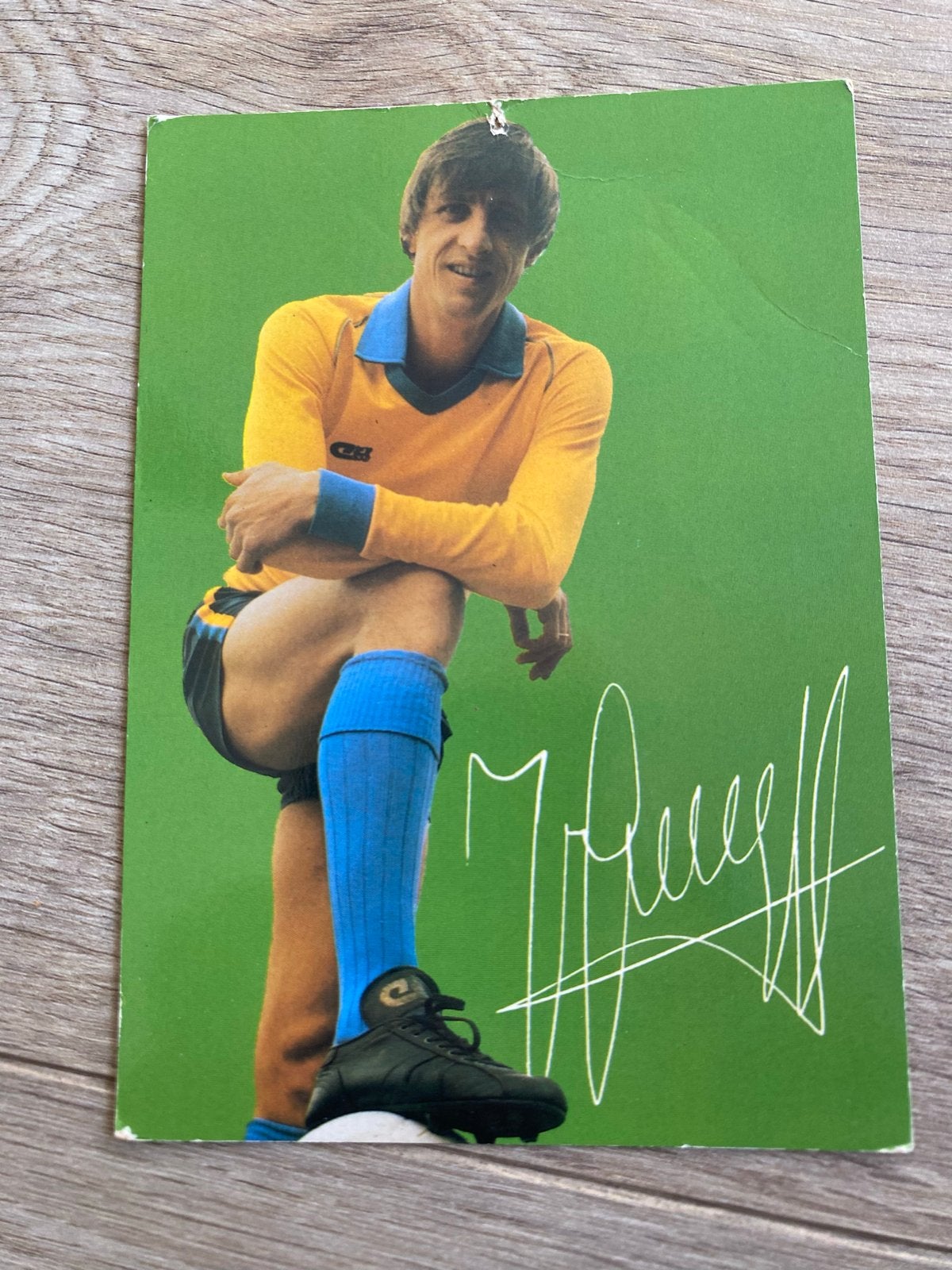 Vintage Johan Cruijff Spelerskaart - Cruyff Sportswear, Ophalen of Verzenden, Gebruikt, Overige binnenlandse clubs, Spelerskaart