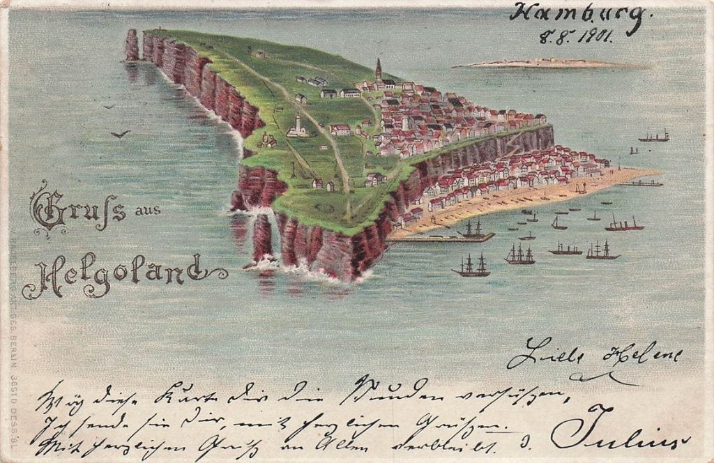 702-351-015 Helgoland, Verzenden, Voor 1920, Duitsland