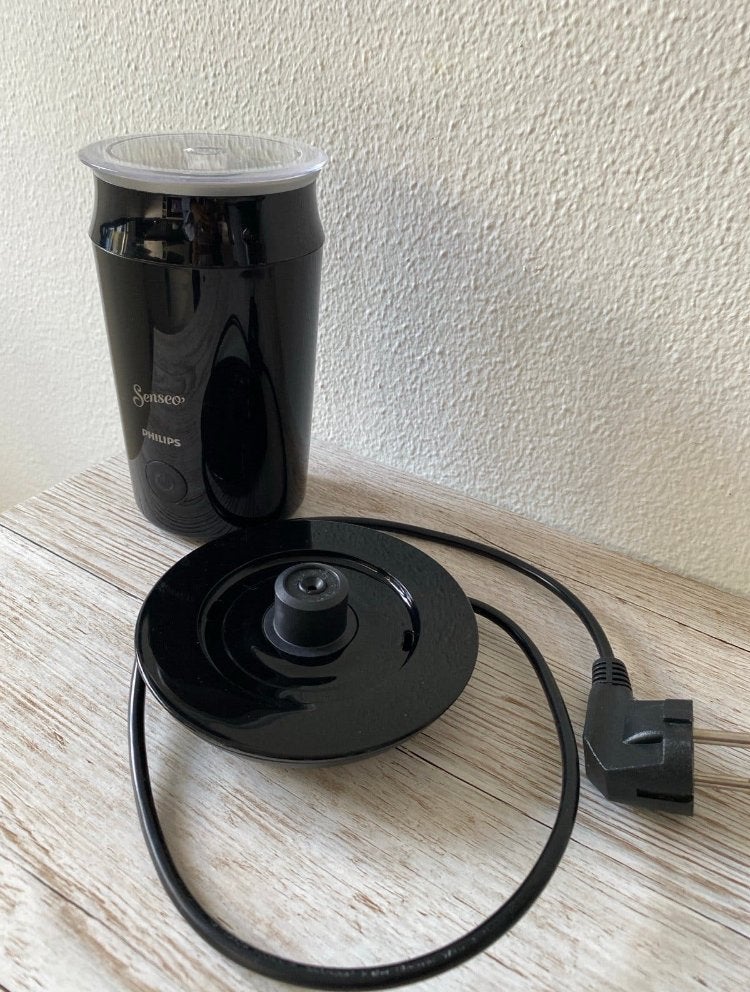 Philips Senseo Melkopschuimer - Zwart, Witgoed en Apparatuur, Ophalen of Verzenden, Zo goed als nieuw, Elektrische melkopschuimer