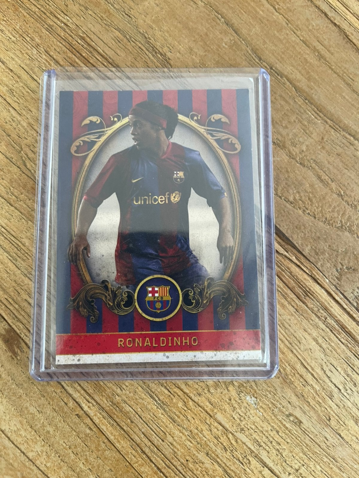 Ronaldinho FC Barcelona Topps Brazilie 2024, Ophalen of Verzenden, Zo goed als nieuw, Plaatje