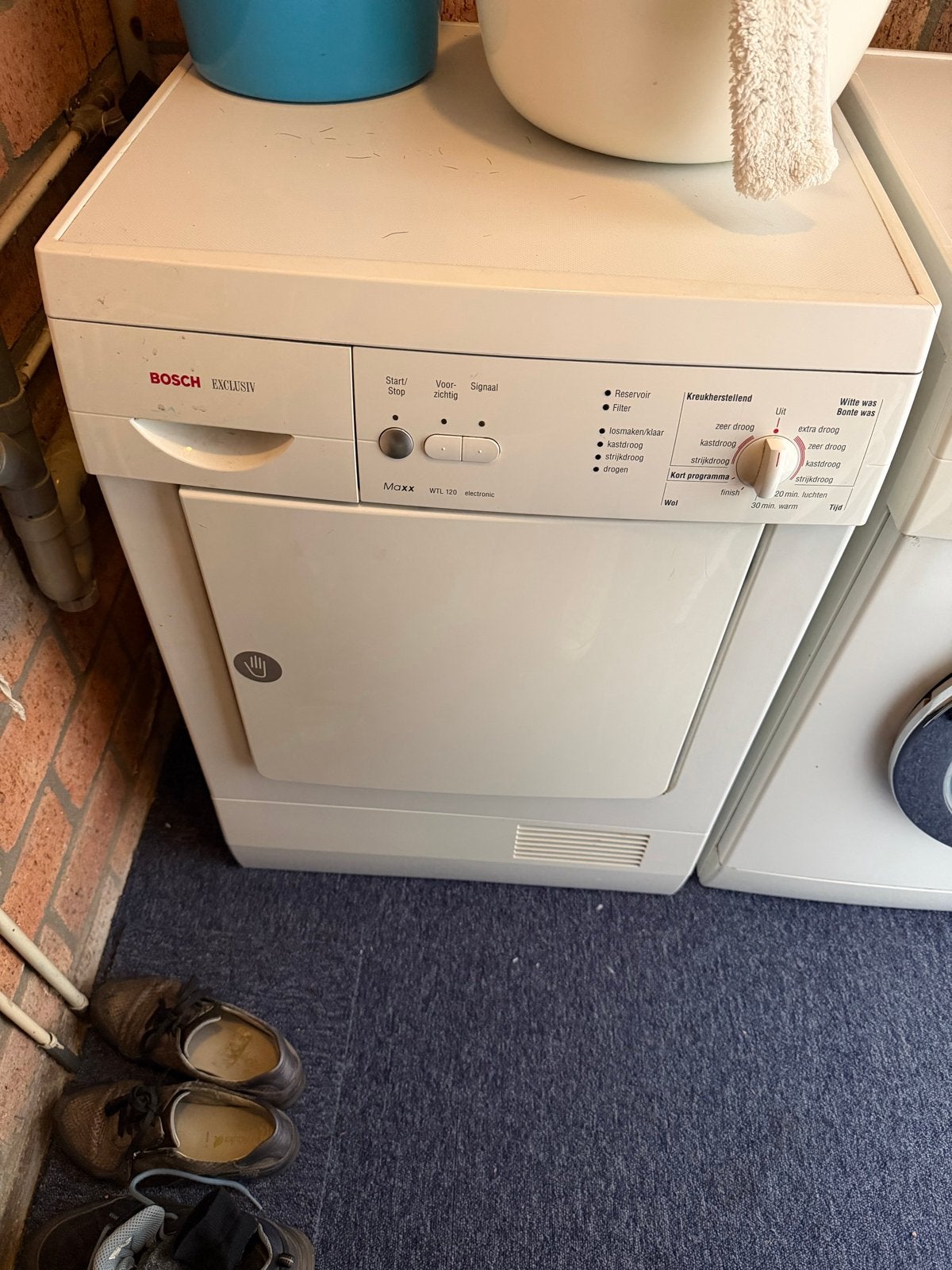 Bosch Exclusiv Maxx WTL 124 Wasdroger - Goede staat, Witgoed en Apparatuur, Wasdrogers, Ophalen, 6 tot 8 kg, Gebruikt, Voorlader