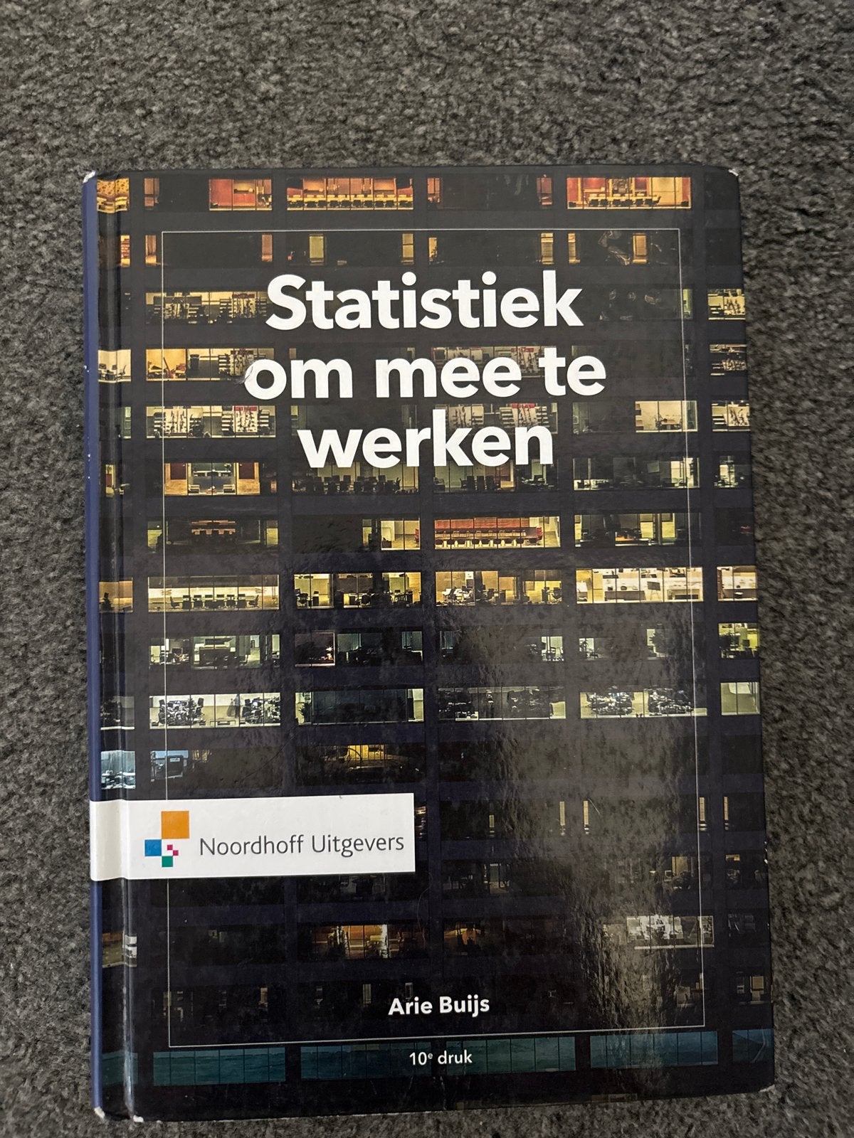 Statistiek om mee te werken - Arie Buijs (10e druk), Ophalen of Verzenden, Gamma, Zo goed als nieuw, HBO