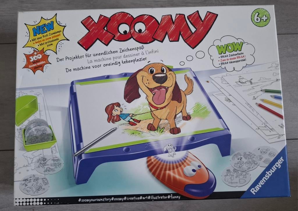 Ravensburger Xoomy Tekenprojector!, Ophalen of Verzenden, Zo goed als nieuw, Knutselen, Met licht