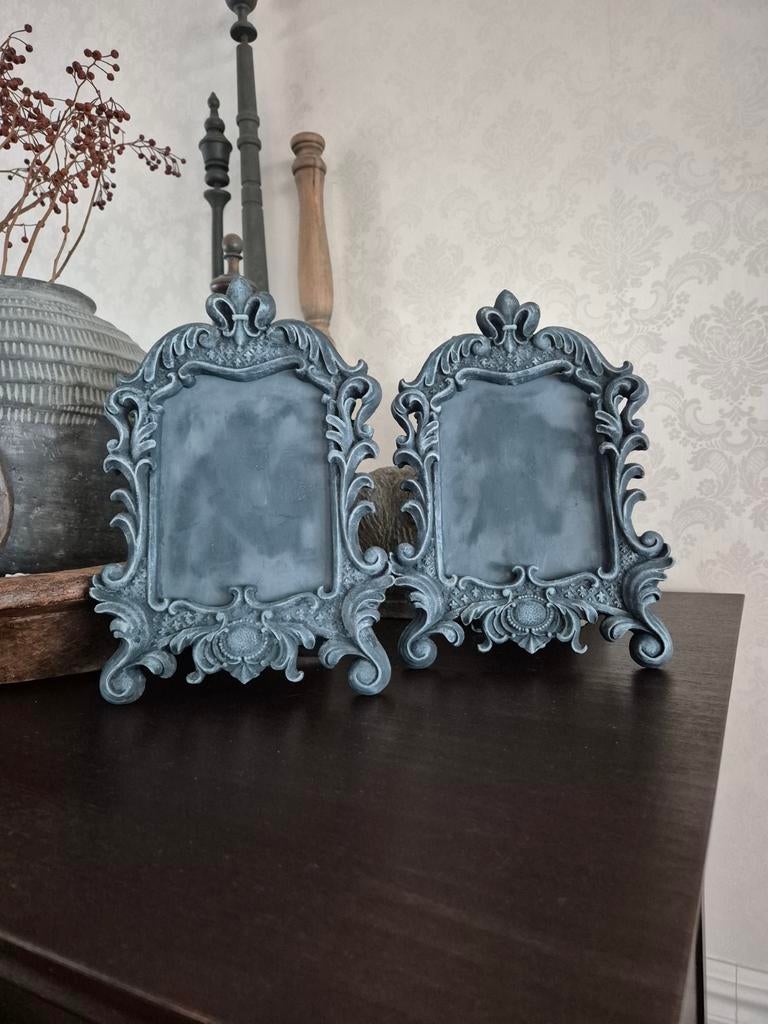 2 fotolijstjes decoratie sober, Huis en Inrichting, Ophalen of Verzenden, Hout