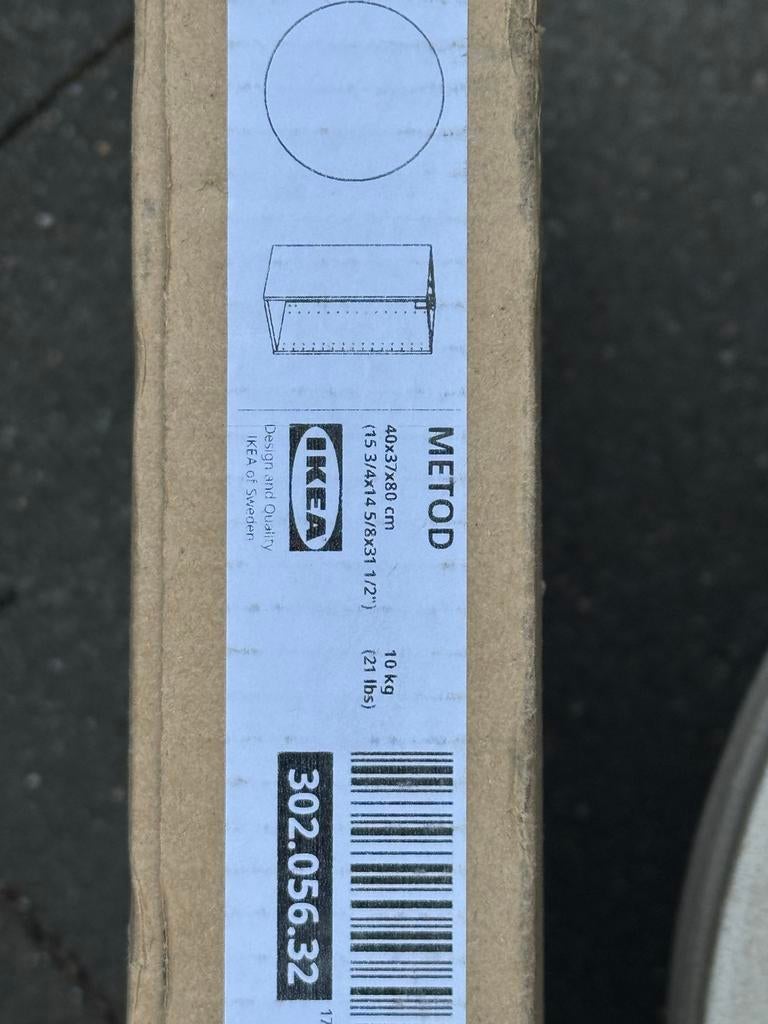 IKEA METOD Onderkast 40x37x80 cm - Nieuw in doos, Ophalen, Nieuw