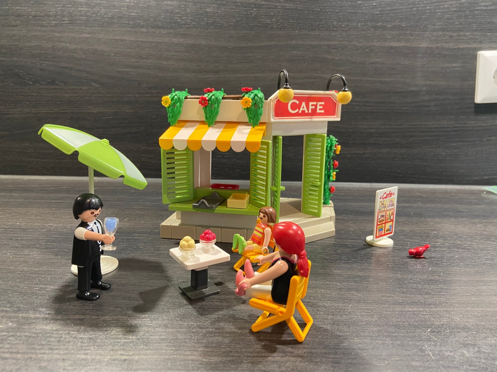 Playmobil café restaurant snackbar, Ophalen of Verzenden, Gebruikt