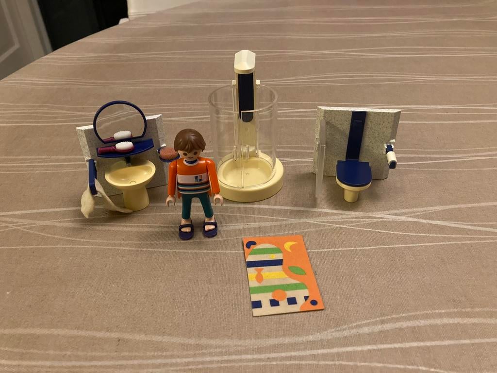 Playmobil mocerne badkamer 1, Ophalen of Verzenden, Zo goed als nieuw