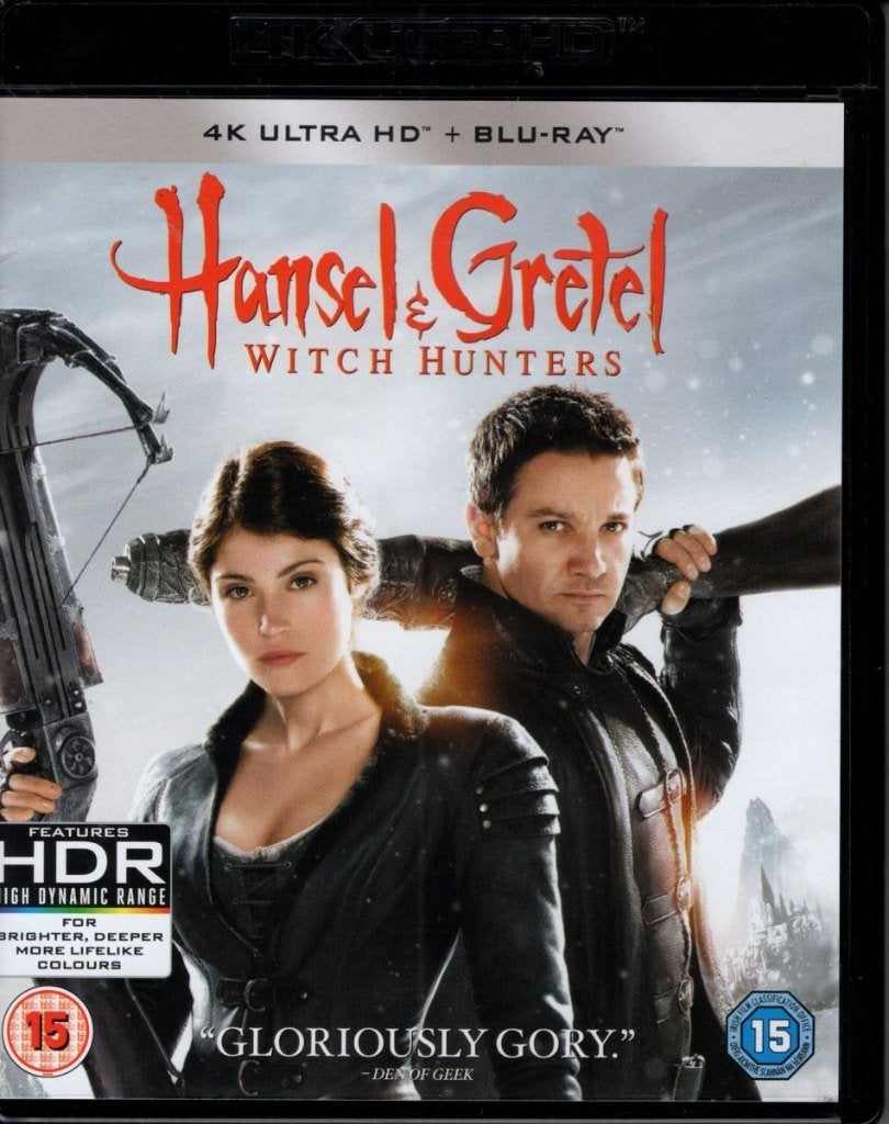 Hansel & Gretel Witch Hunters - 4K + Bluray (2013) - lees, Cd's en Dvd's, Blu-ray, Engels, Verzenden, 4K Ultra HD Blu-ray, Zo goed als nieuw