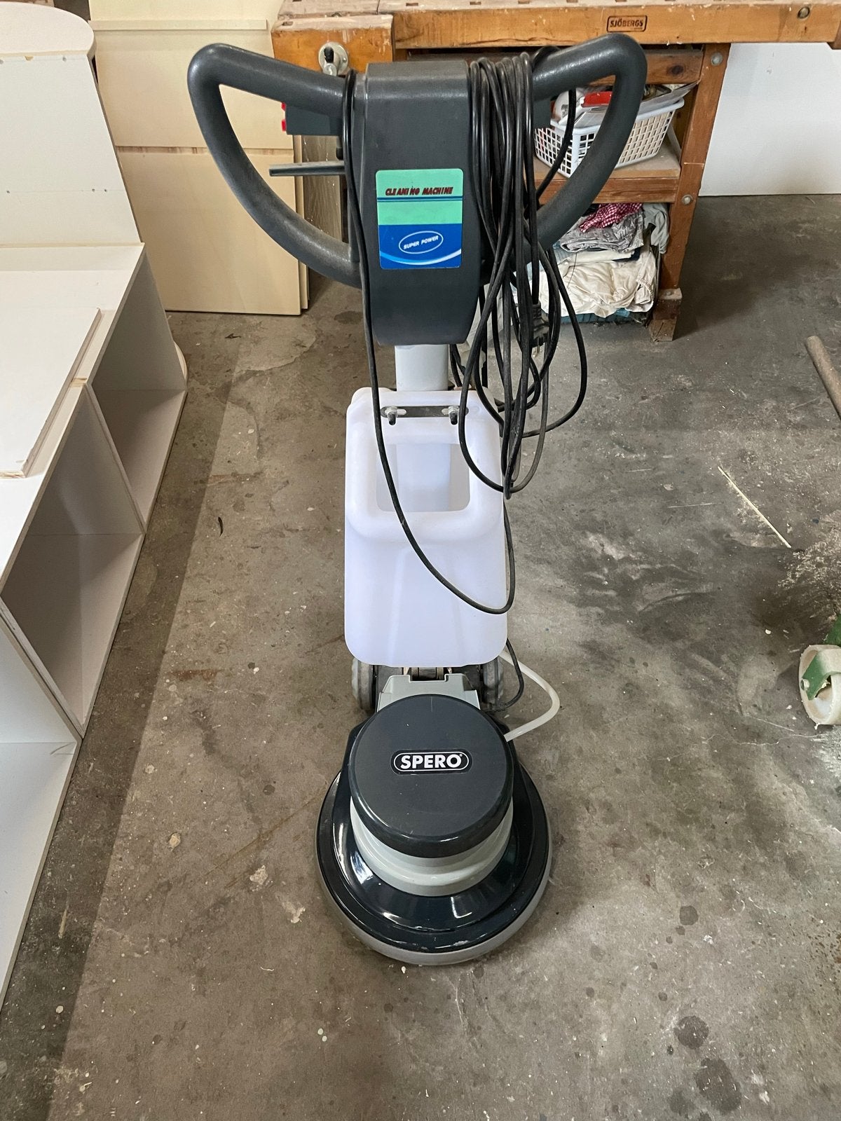 Spero schrop boen polijsten en schuurmachine, Ophalen of Verzenden, Gebruikt, Schrobmachine