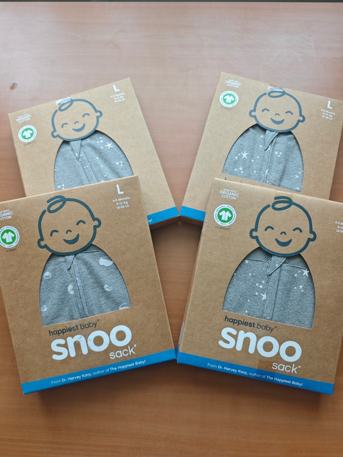 Happiest Baby SNOO sack Maat L 4 stuks 50 euro, Ophalen of Verzenden, Nieuw