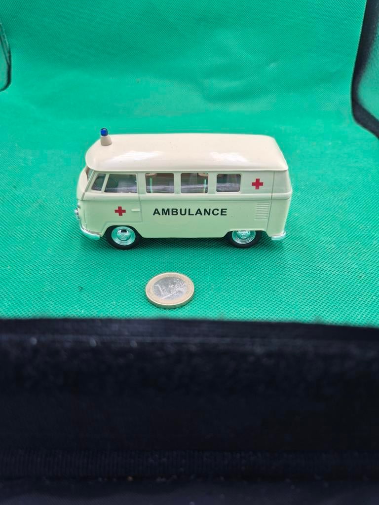 371 Volkswagen T1 bus welly, Ophalen of Verzenden, Zo goed als nieuw, Auto, Overige merken