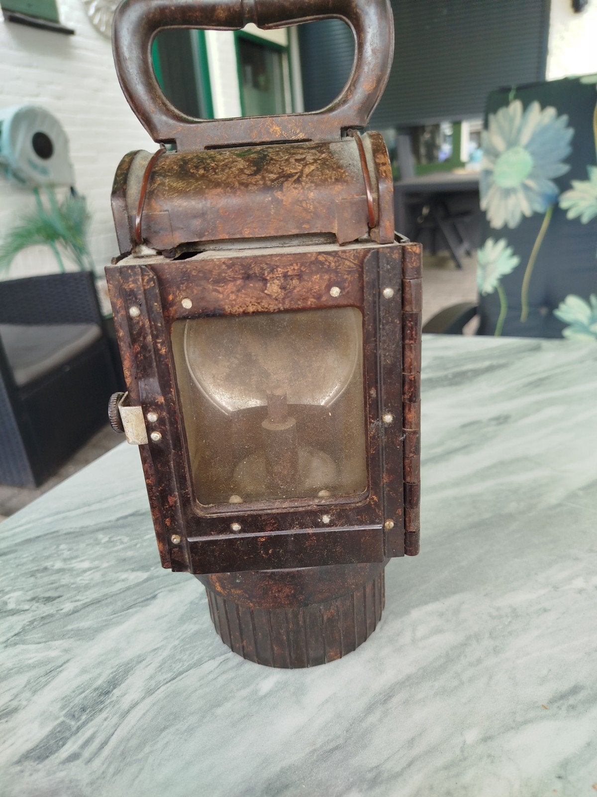Bakelieten carbidlamp van de Wehrmacht, Ophalen of Verzenden, Duitsland