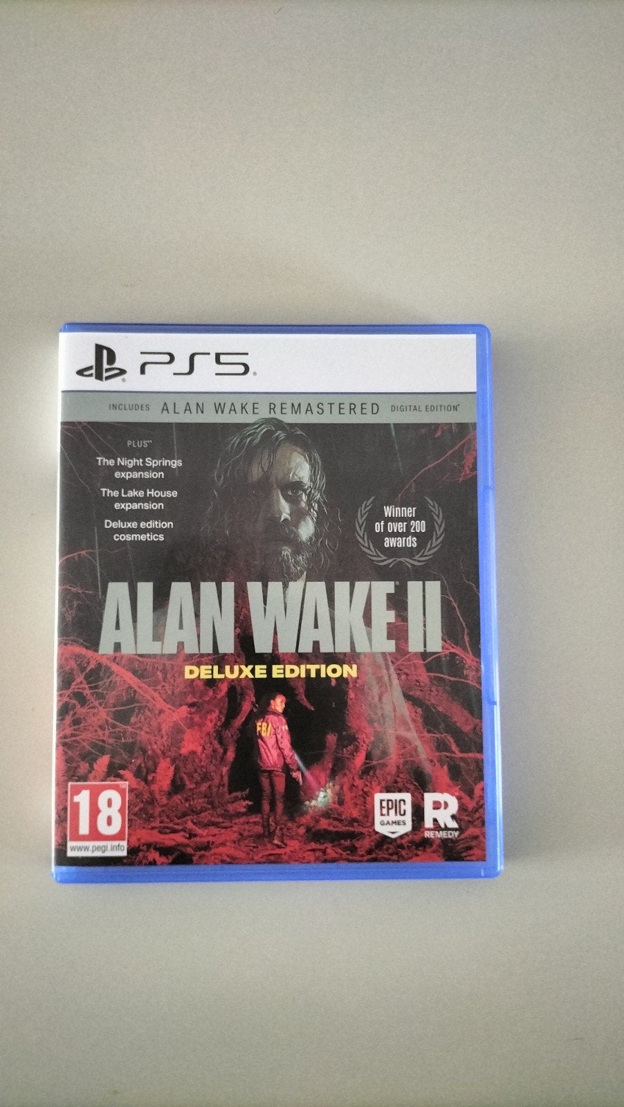 Alan Wake II Deluxe Edition PS5 - Inclusief Remastered, Avontuur en Actie, Vanaf 18 jaar, 1 speler, Ophalen of Verzenden