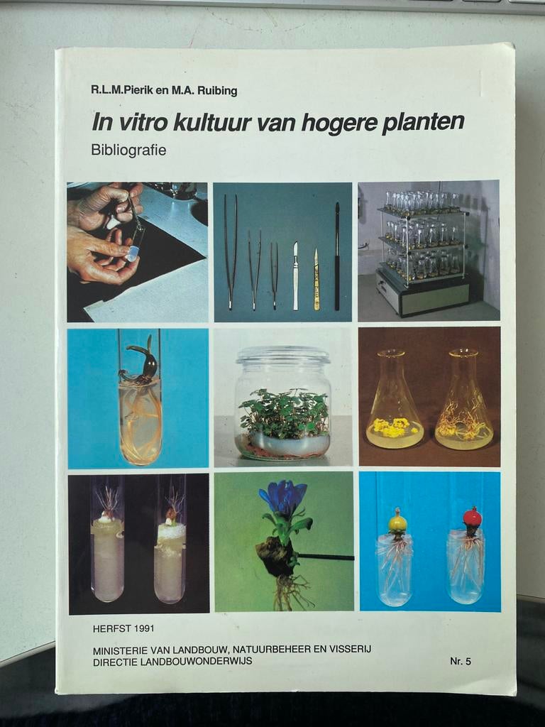 Pierik ea: In vitro kultuur voor hogere planten, Boeken, Ophalen of Verzenden, Beta, Gelezen, MBO