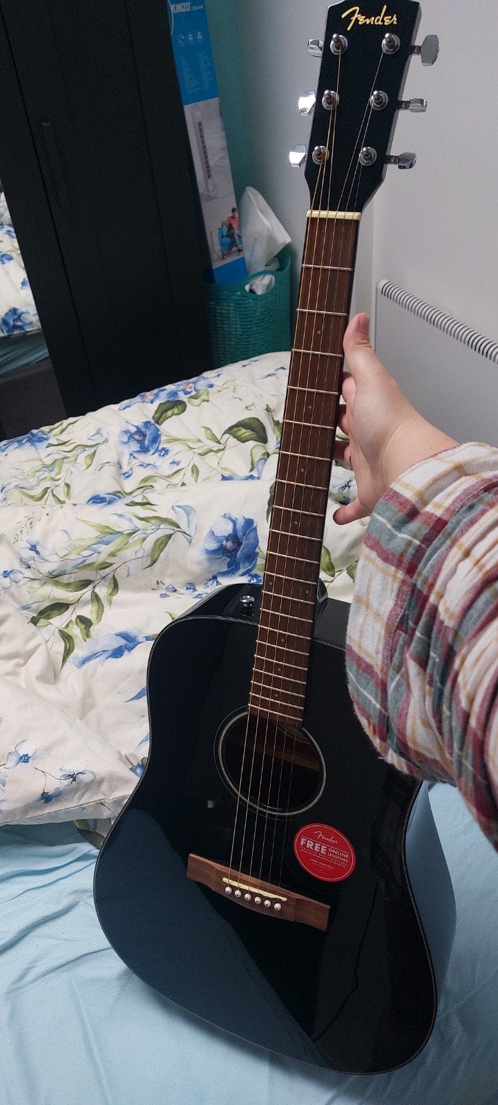 Fender CD-60S WN  Zo goed als nieuw, Ophalen, Zo goed als nieuw, Western- of Steelstringgitaar, Met koffer