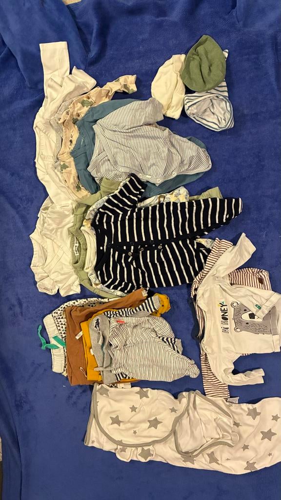 Babykleding pakket maat 50 - Prenatal, Hema, Zeeman, H&M, Ophalen of Verzenden, Gebruikt, Jongetje of Meisje, Setje