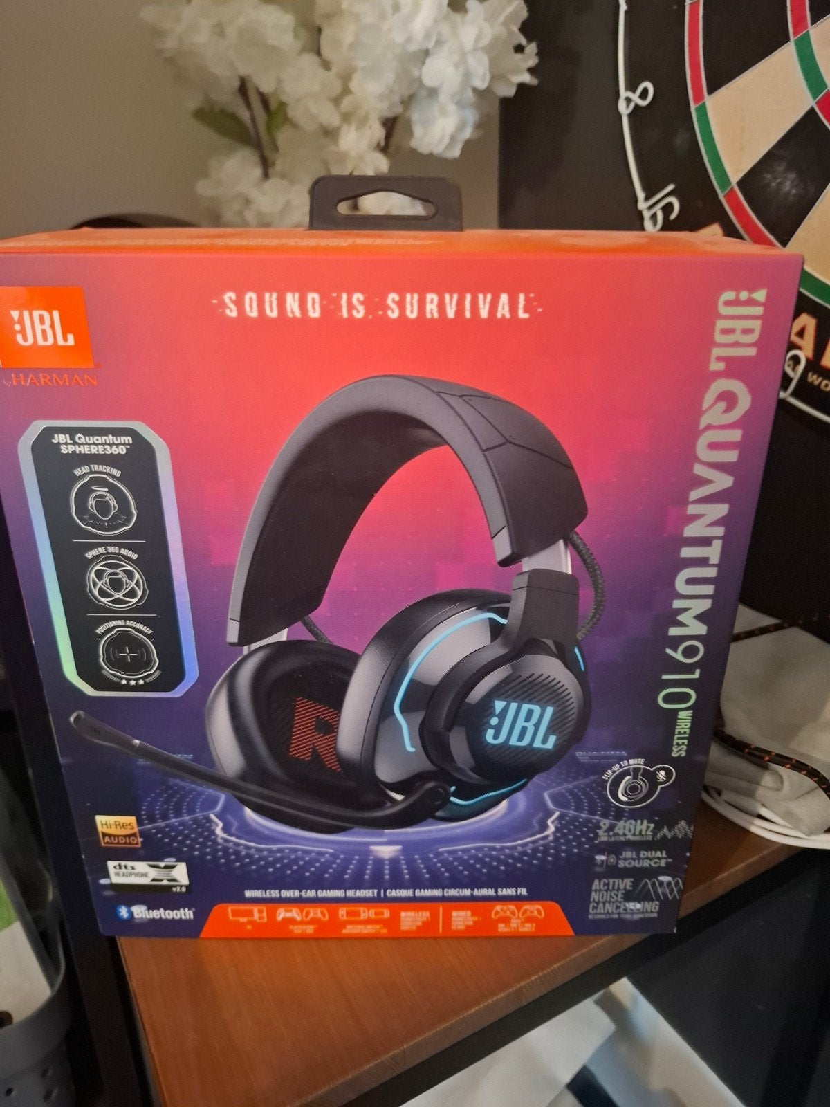 JBL Quantum 910 Wireless Gaming Headset - Zo goed als nieuw, Draadloos, Gaming, JBL, Ophalen of Verzenden