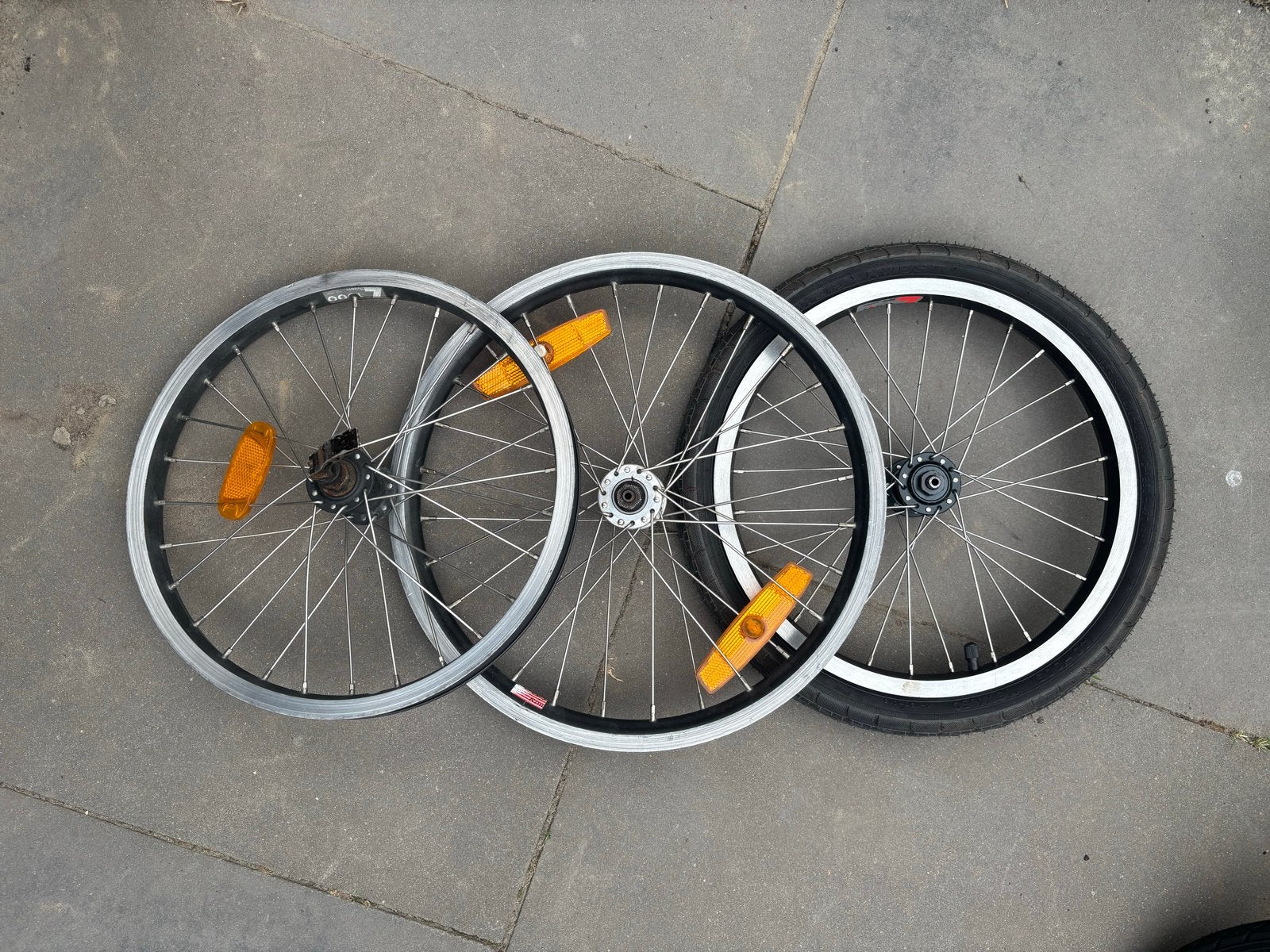 3x 16 inch fietswielen, zo goed als nieuw met snelsluiters, Ophalen, Zo goed als nieuw, Kinderfiets, Wiel