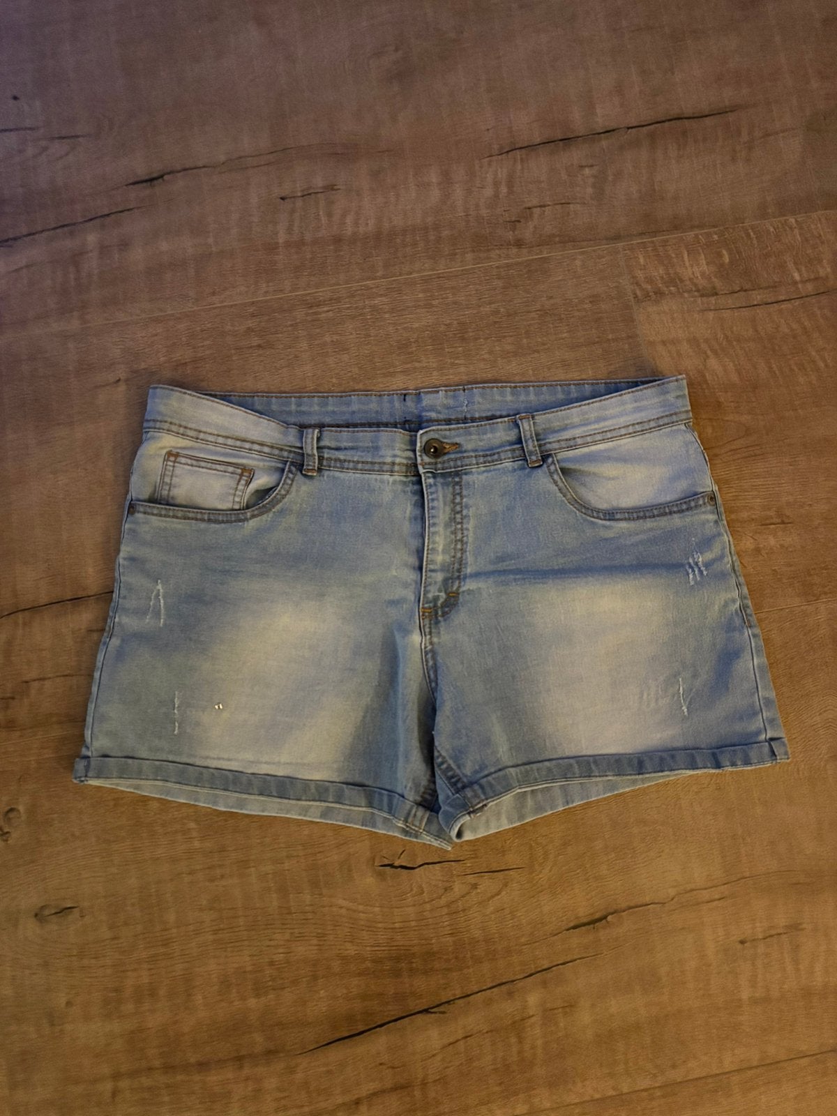 Korte broek XL, Kleding | Dames, Spijkerbroeken en Jeans, Ophalen of Verzenden, Zo goed als nieuw, Blauw, W33 - W36 (confectie 42/44)