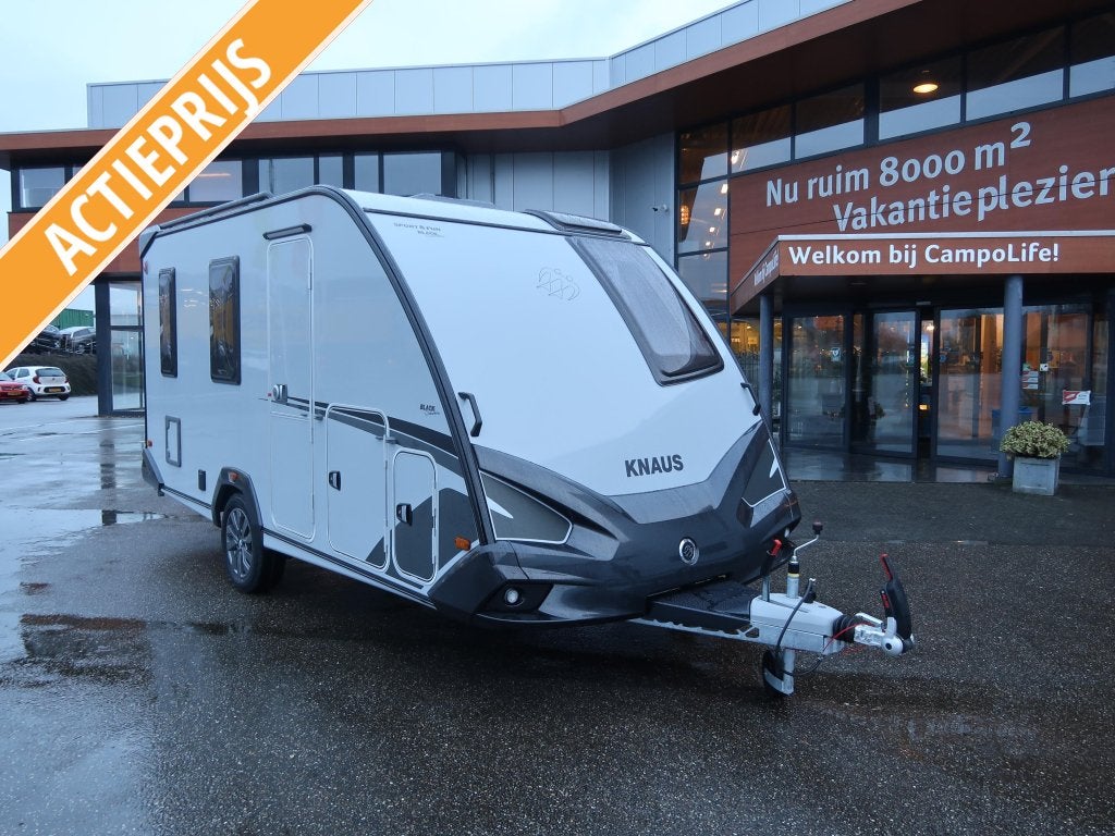 Knaus Sport Fun Black Edition 480 QL, Caravans en Kamperen, Tot en met 3, Schokbreker, 4 tot 5 meter, Knaus