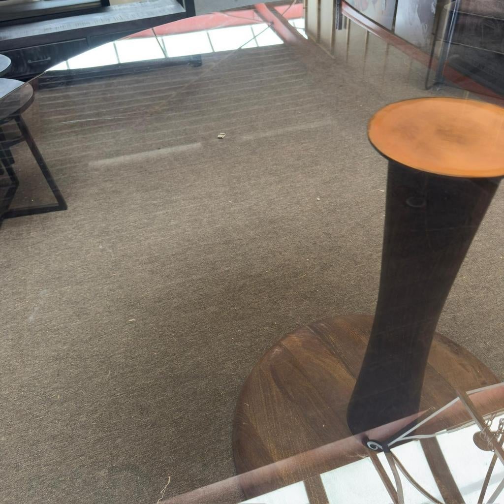 Eettafel glas boogie, Ophalen