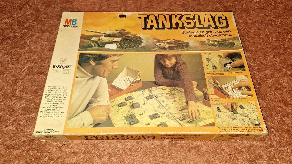 te koop: Tankslag van uitgever MB spellen., Een of twee spelers, Ophalen, Gebruikt, MB Spellen