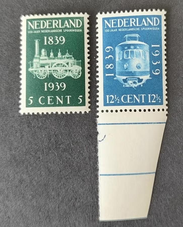 nederland nvph 325 - 326 (pf), Verzenden, T/m 1940, Postfris