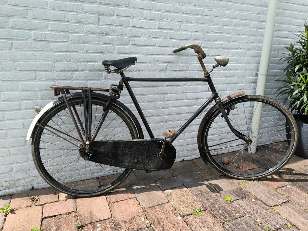 Overgroot opa fiets Lokomotief oldtimer, Fietsen en Brommers, Fietsen | Oldtimers, Ophalen of Verzenden