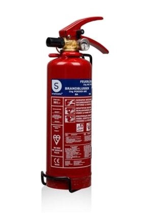 Brandblusser poederblusser met drukmeter 2 kg, Verzenden, Nieuw, Brandblusser