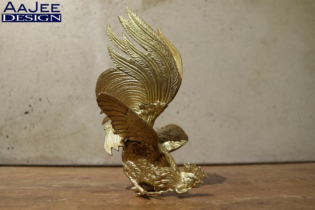 Kemphaan - Goudkleurig - koper- of messing kleur, Gebruikt, Ophalen of Verzenden, Landelijk, Goud