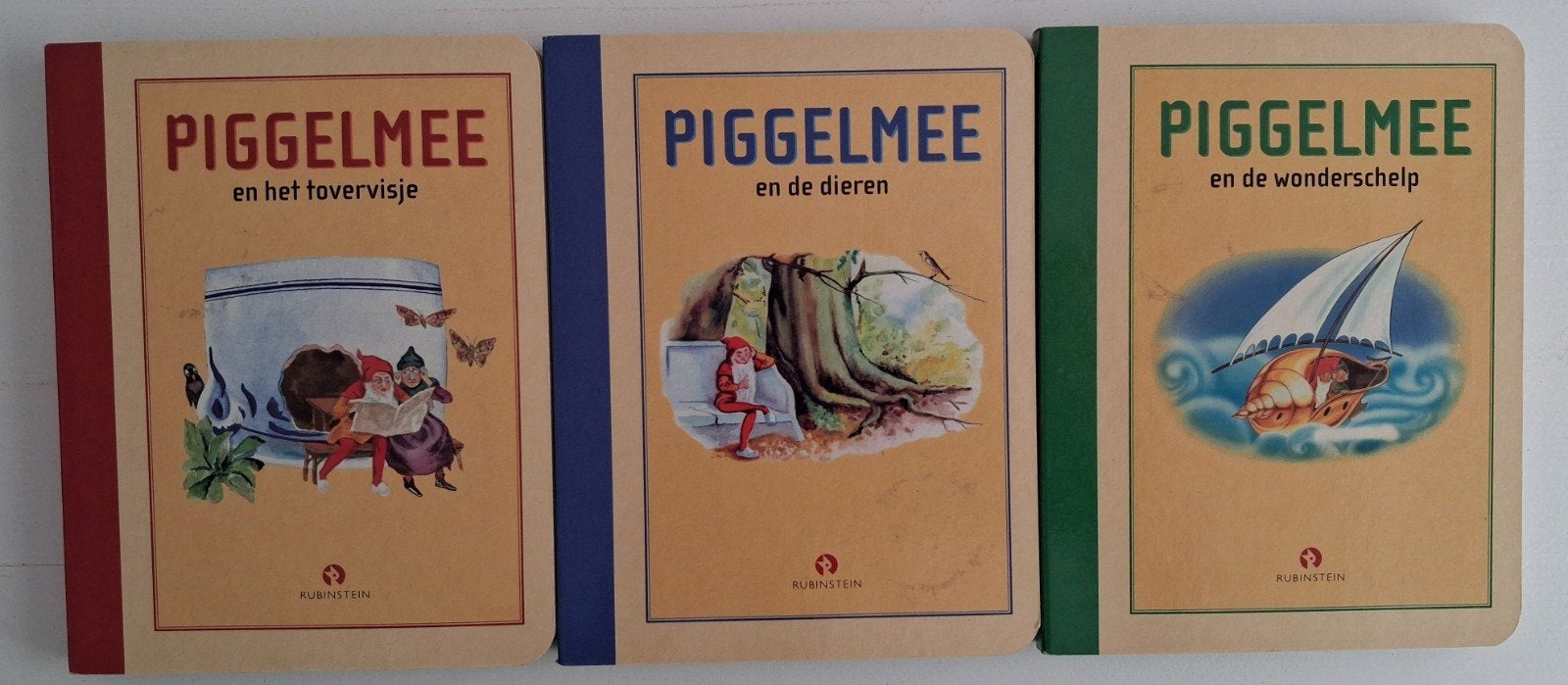 Piggelmee  - set van 3 kartonboekjes, Boeken, Ophalen of Verzenden, Zo goed als nieuw, Fictie algemeen