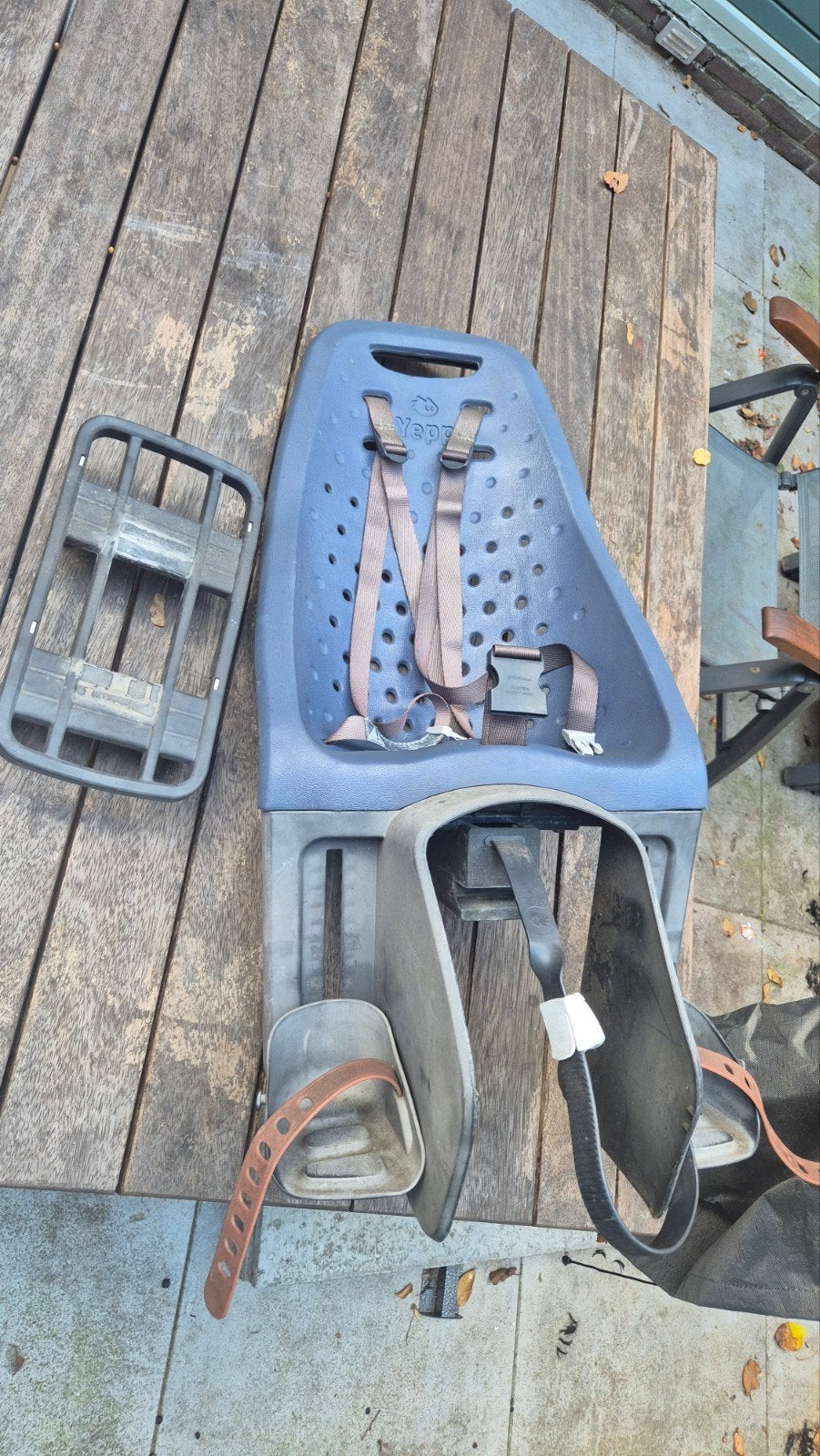 Yepp kinderzitje met bagagedrager adapter, Ophalen, Gebruikt, Achterzitje, Yepp