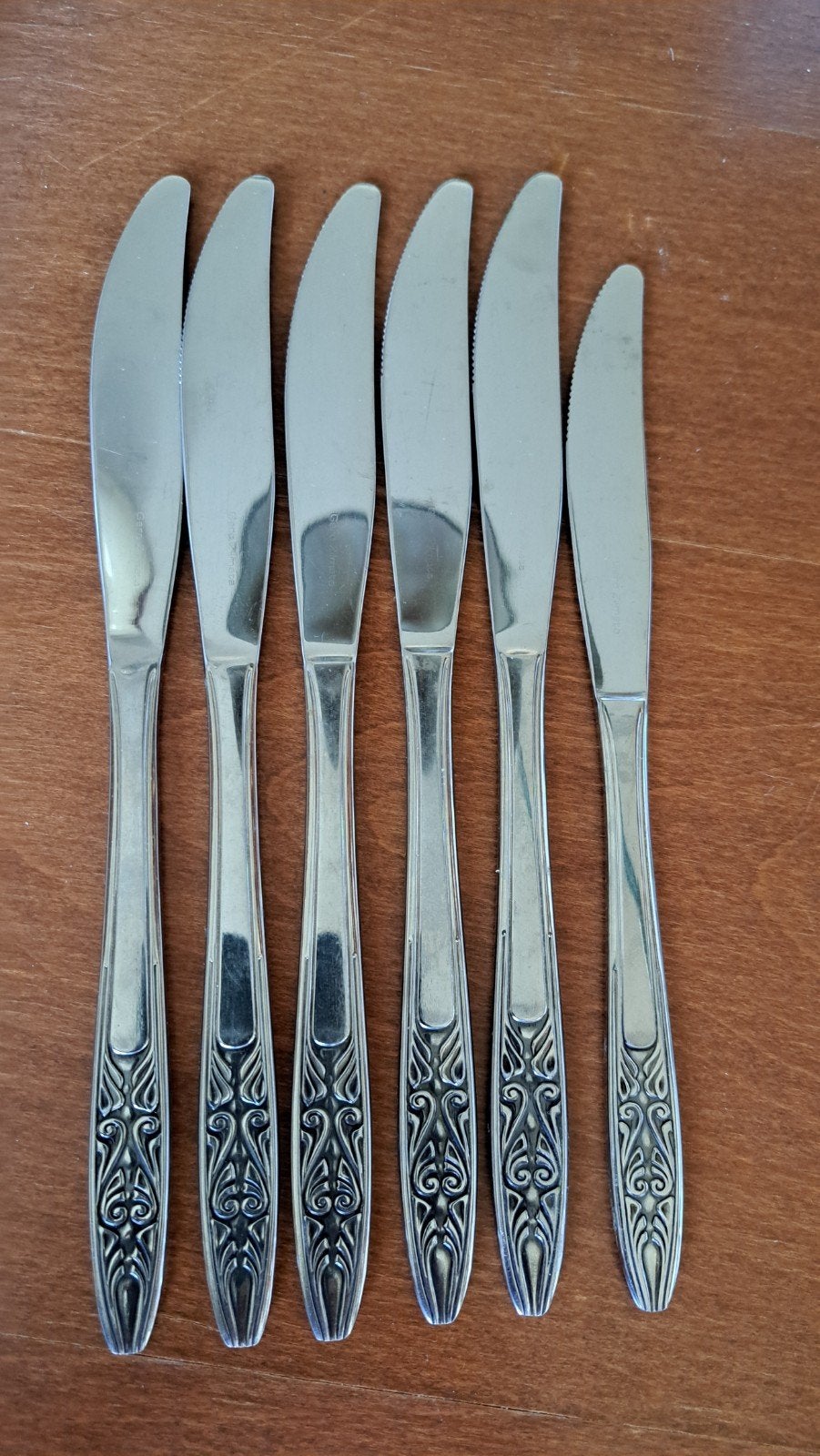 Gero messen set - 6 stuks, Antiek en Kunst, Antiek | Bestek, Ophalen of Verzenden