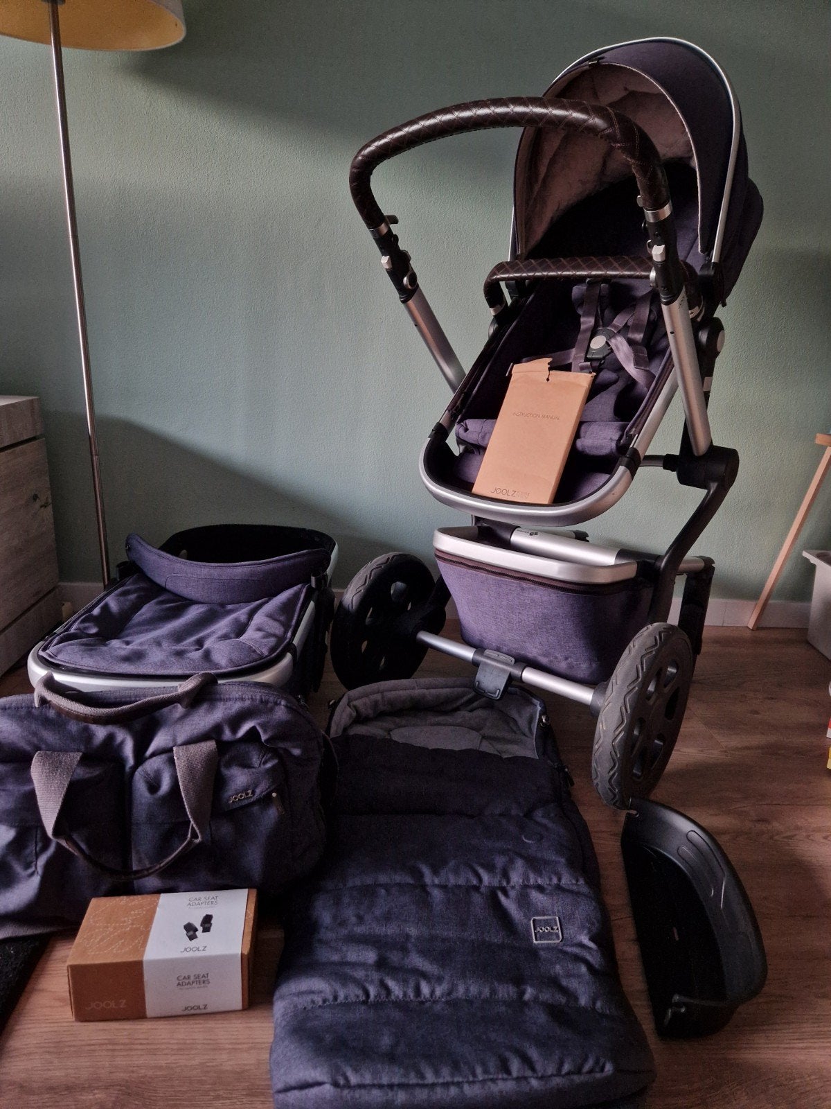 Complete Joolz Day3 kinderwagen, Gebruikt, Combiwagen, Verstelbare duwstang, Ophalen
