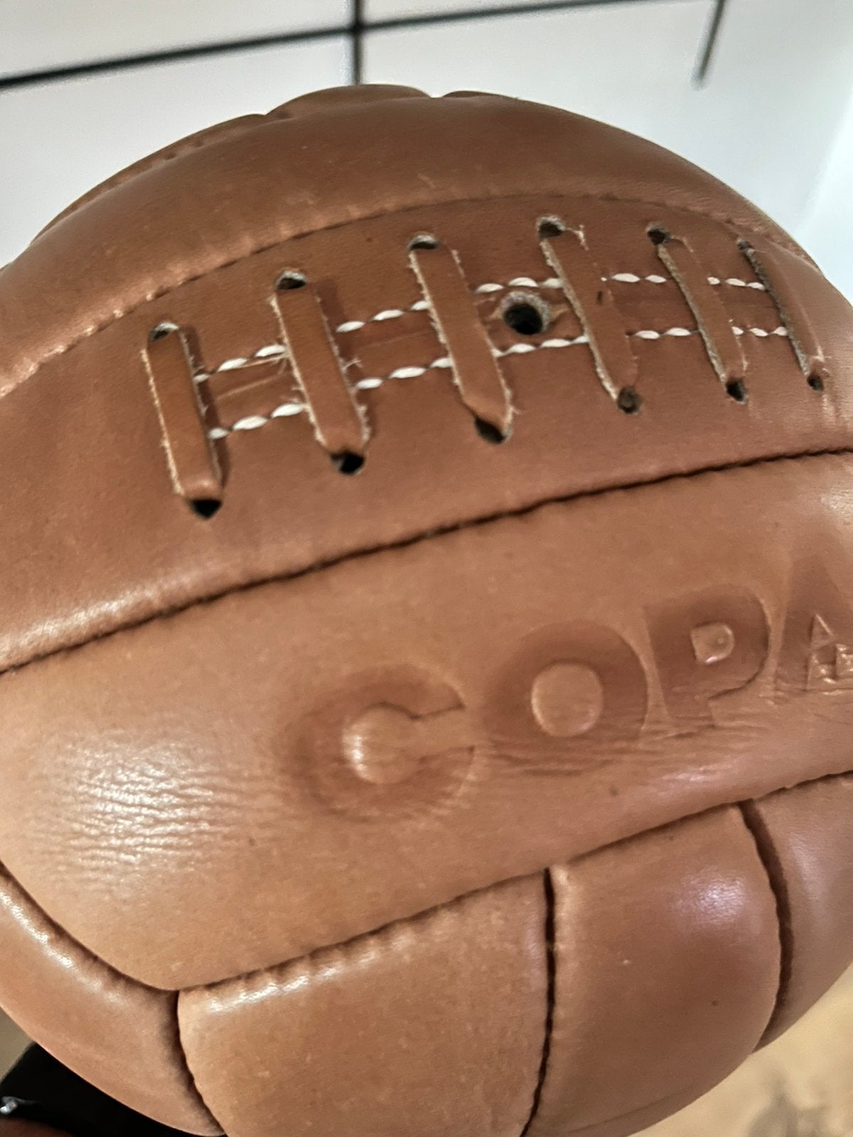 Copa leren vintage voetbal nieuw, Ophalen of Verzenden, Zo goed als nieuw, Rechthoekig, Minder dan 50 cm