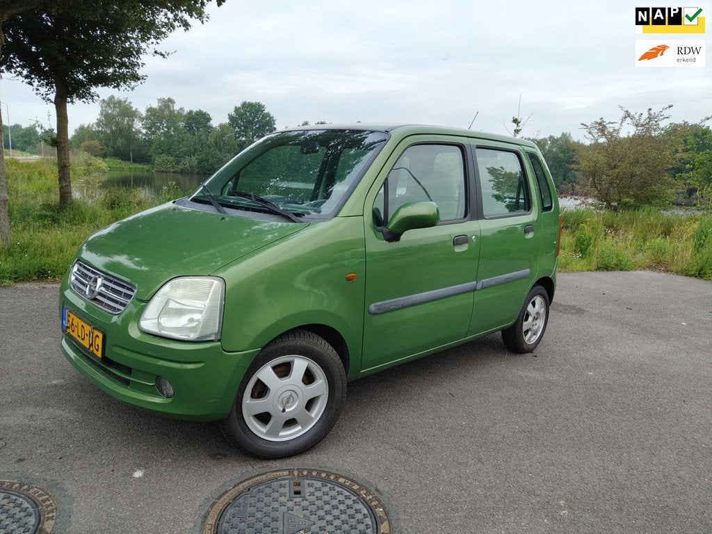 Opel Agila 1.2-16V apk: 27-02-2027 | weinig km: 103.810 NAP, Auto's, Opel, Bedrijf, Te koop, Agila, Airbags, Centrale vergrendeling